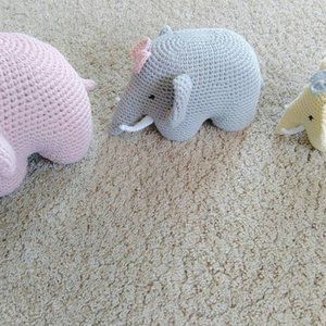 Nursery decoration crochet toy, set of 3